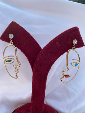 Blue Eye Earrings