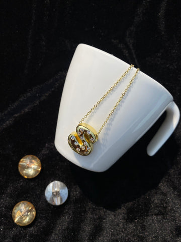 Letter S Stone Studded