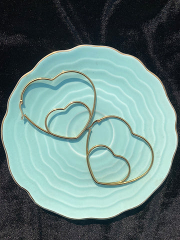 Twin Heart Earrings