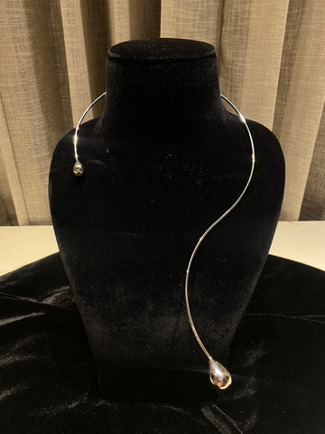 Silver Teardrop Chain